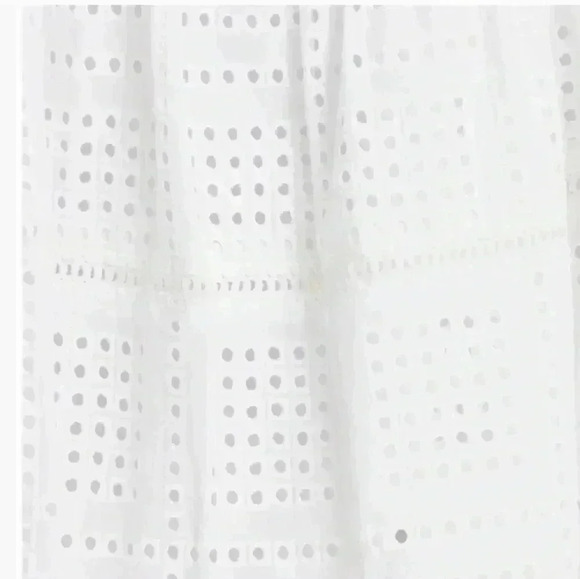 NWT TOCCIN EMBROIDERED TIERED COTTON SWING DRESS sz M - Picture 6 of 6